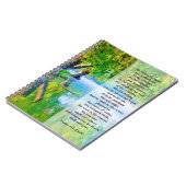 Carnet Psaume1:1-3 Béni est l'homme chrétien (Côté gauche)