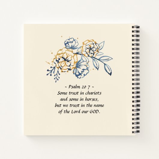 Carnet Psaume 20:6 L'Éternel donne VICTOIRE à Son Oint (Dos)