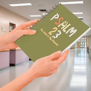 Carnet Psaume 23 Écriture de la foi d'automne