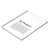 Carnet Psaume 23 Le Seigneur est mon Berger (Côté gauche)