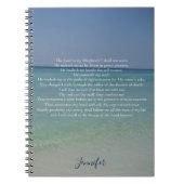 Carnet Psaume 23 Le Seigneur est Mon Pasteur (Devant)