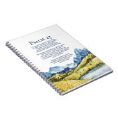 Carnet Psaume 23 NKJV Le Seigneur est mon berger (Côté Droit)