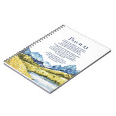 Carnet Psaume 23 NKJV Le Seigneur est mon berger (Côté gauche)