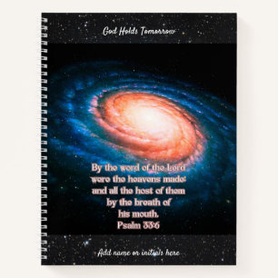 Carnet Psaume 33:6 Galaxie