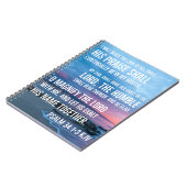 Carnet Psaume 34:1-3 Je bénirai l'Éternel en tout temps (Côté gauche)