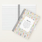 Carnet Psaume 91:4 Écriture (À l'intérieur)