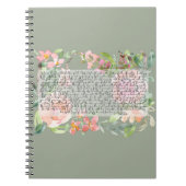 Carnet Psaume 91 aquarelle écriture art (Devant)