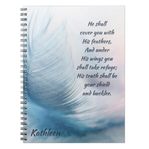 Carnet Psaume Inspirationnel 91:4 Sous Ses Ailes