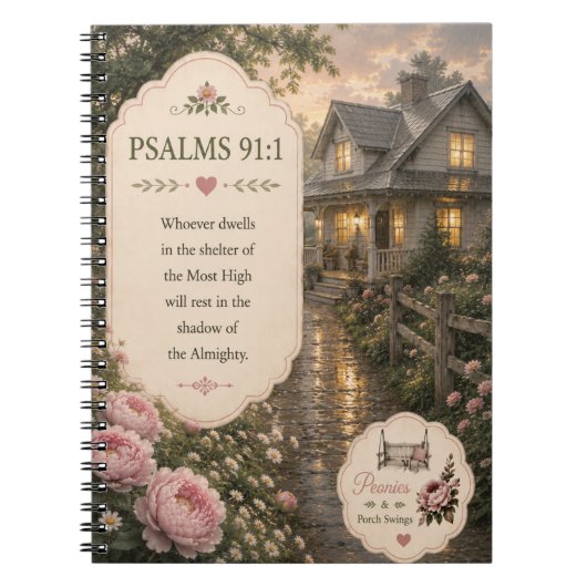 Carnet Psaumes 91:1 Journal/Cahier (Devant)