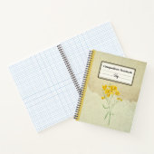 Carnet Psilostrophe Jaune Sparsiflora Comp personnalisé (Intérieur)