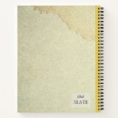 Carnet Psilostrophe Jaune Sparsiflora Comp personnalisé (Dos)