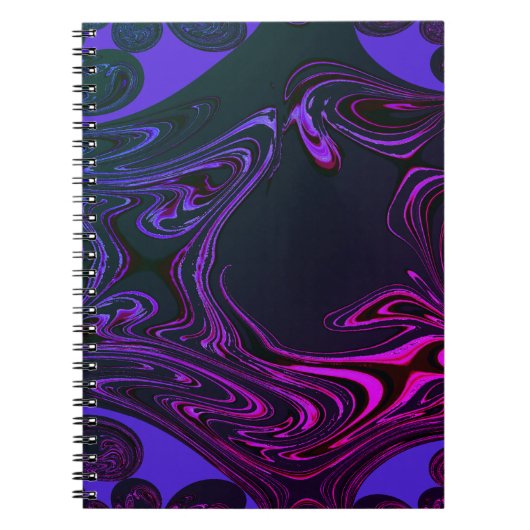 Carnet Psychedelic Fractal Spiral Notebook (Devant)