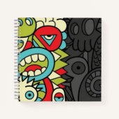 Carnet Psychedelic Patterns (Devant)