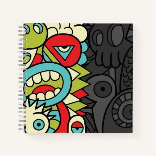 Carnet Psychedelic Patterns (Devant)