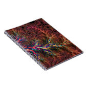 Carnet Psychedélique Groovy Tripant Funky Coloré Fractale (Côté Droit)