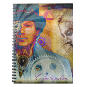 Carnet psychédélique Steampunk