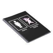 Carnet Psychiatrie Nurse Nurse School Dabbing Unicorn (Côté Droit)