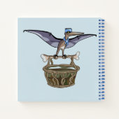 Carnet Pteranodon Portant Un Panier (Dos)