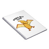 Carnet Ptérobly Mignon Dinosaure Ptérodactyle Pun (Côté Droit)