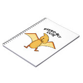 Carnet Ptérobly Mignon Dinosaure Ptérodactyle Pun  (Côté gauche)