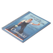 Carnet Publicité Chesterfield Cigarettes vintage (Côté gauche)