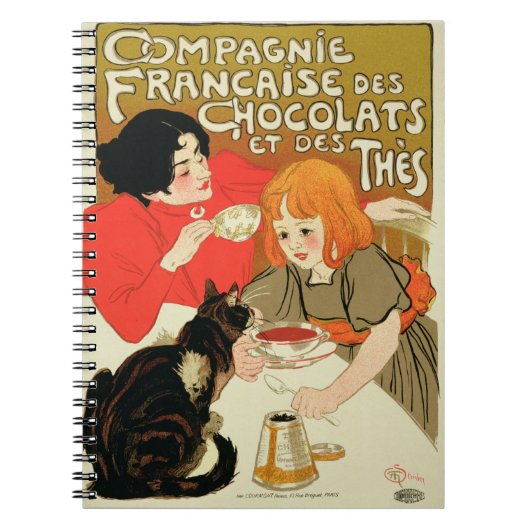 Carnet Publicité par affichage French Company de chocolat (Devant)