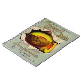 Carnet Publicité pour graines de melon cantaloup - Art an (Côté gauche)