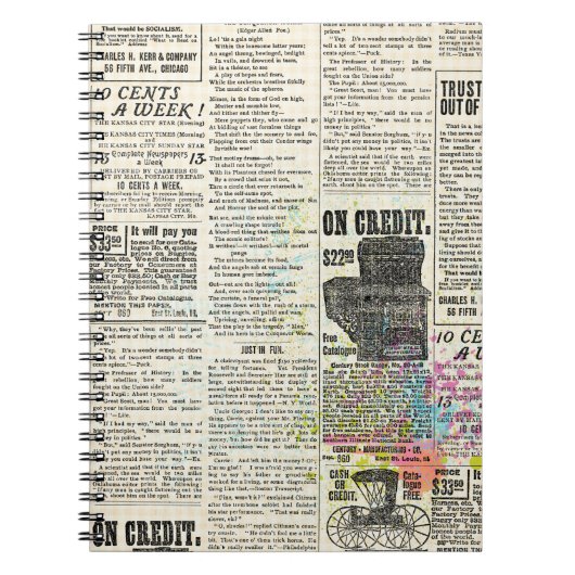 Carnet publicité vintage (Devant)