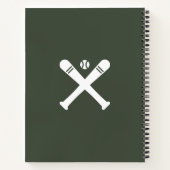 Carnet Puce de baseball Spiral Notebook (Dos)