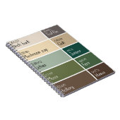 Carnet Puce de peinture de forêt (Côté Droit)