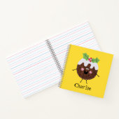 Carnet Pudding de Noël personnalisé (Intérieur)