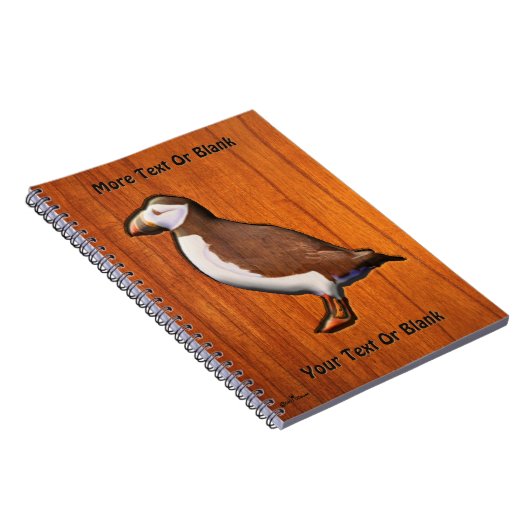 Carnet Puffin atlantique sculpté (Côté Droit)