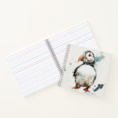 Carnet Puffin Bird Portrait Animal Peinture Faune Gratuit (Intérieur)