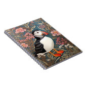 Carnet Puffin Et Fleurs Éthridées De Mer William Morris (Côté Droit)