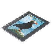 Carnet Puffin touffé de la côte de l'Oregon (Côté gauche)