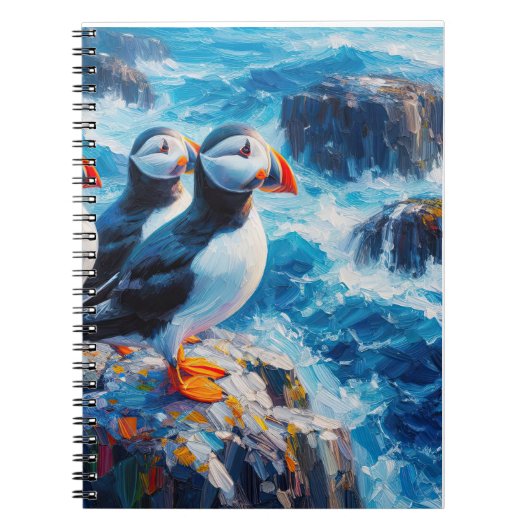 Carnet Puffins (Devant)