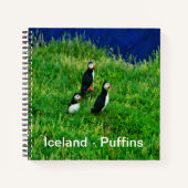 Carnet Puffins islandais (Devant)