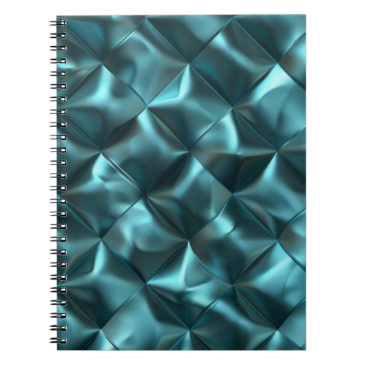 Carnet Puffy Blue Green Turquoise (Devant)