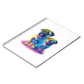 Carnet Pugs Pop en Rose (Côté gauche)
