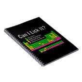 Carnet Puis-je le lécher Tableau périodique Enseignant Él (Côté Droit)