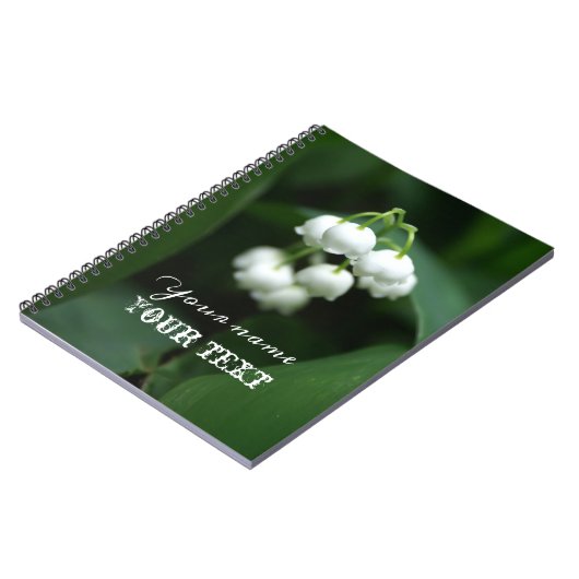 Carnet Puissent des lis blancs (Côté gauche)