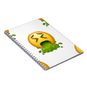 Carnet puking émoji (Côté Droit)