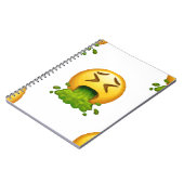 Carnet puking émoji (Côté gauche)