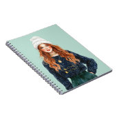 Carnet Pull Mint Redhead Blue Shine Bright (Côté Droit)
