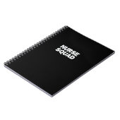 Carnet Pullover de l'équipe d'infirmières drôle et minima (Côté gauche)