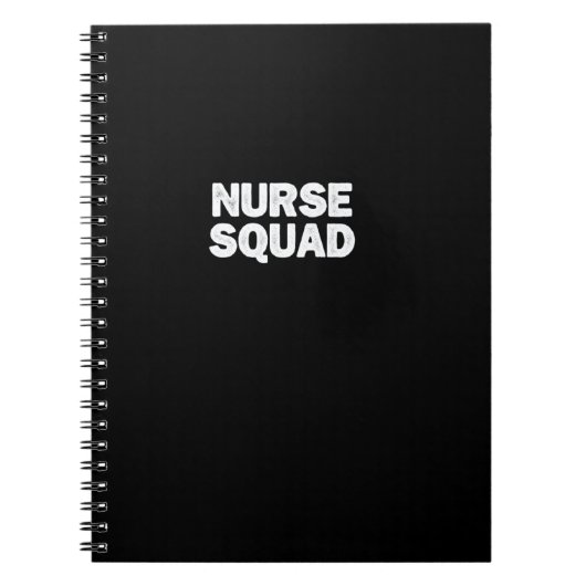 Carnet Pullover de l'équipe d'infirmières drôle et minima (Devant)
