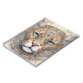 Carnet Puma Face Surreal Art (Côté gauche)