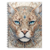 Carnet Puma Face Surreal Art (Devant)