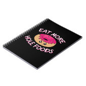 Carnet Pun à tambour - Mangez plus d'aliments à trou (Côté gauche)