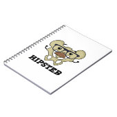 Carnet Pun anatomique drôle d'os de hanche de hipster (Côté gauche)